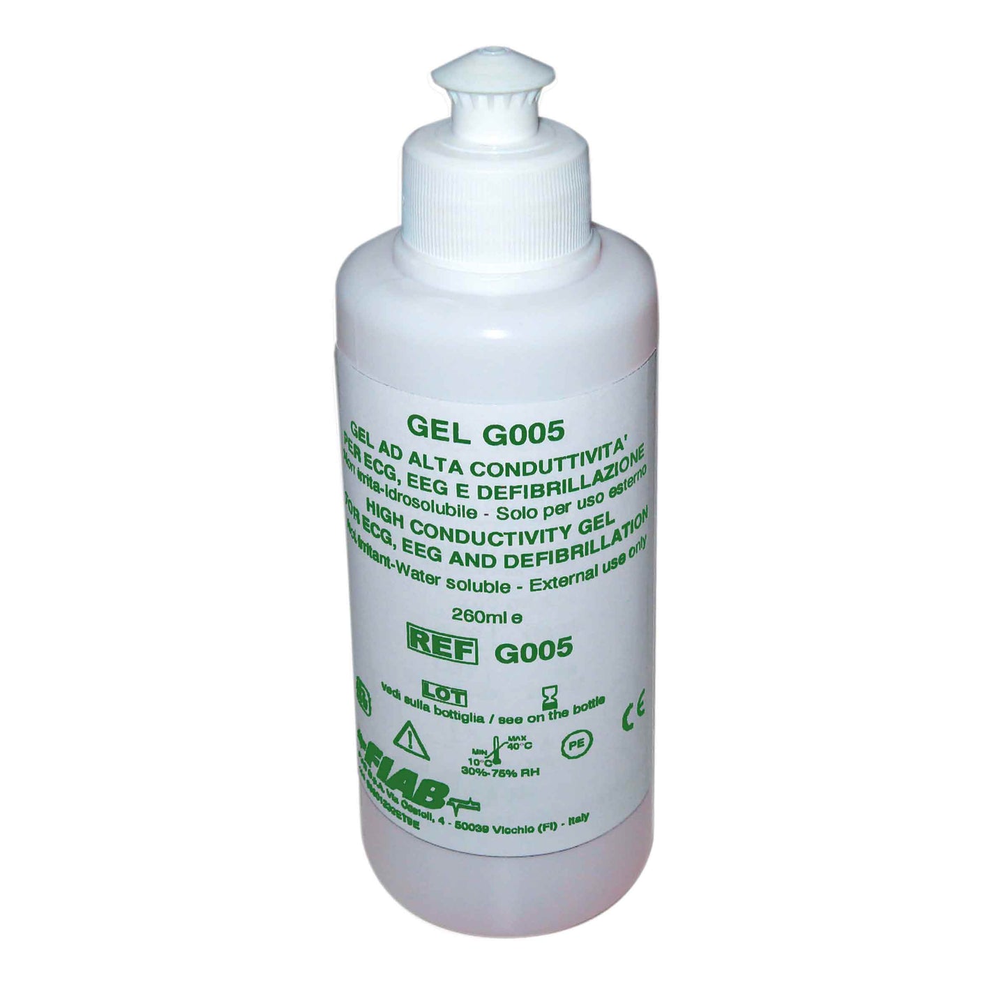 Flaconi da 260 ml di Gel