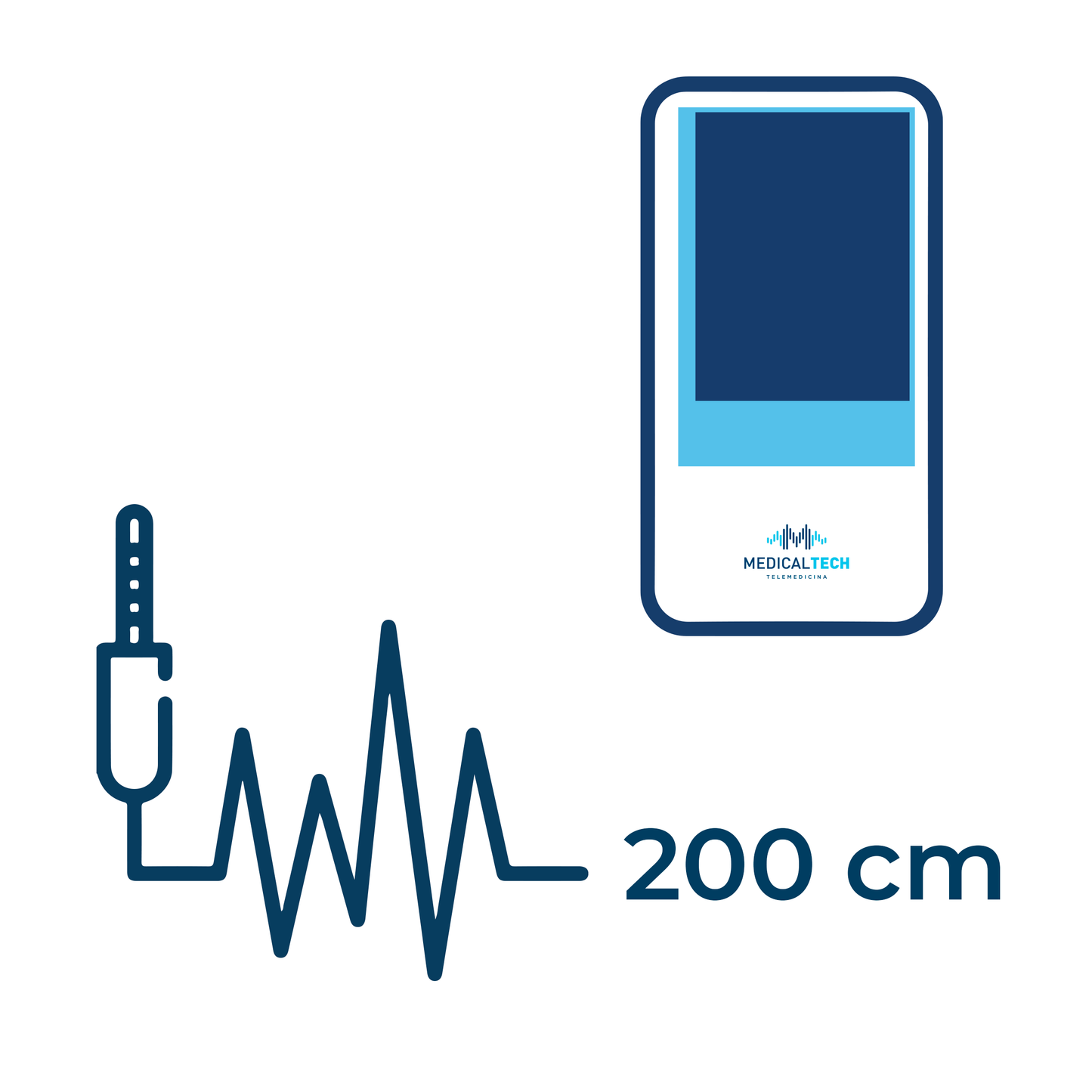RI.CAR.DO. “LIGHT” (cavo ECG da 200 cm)