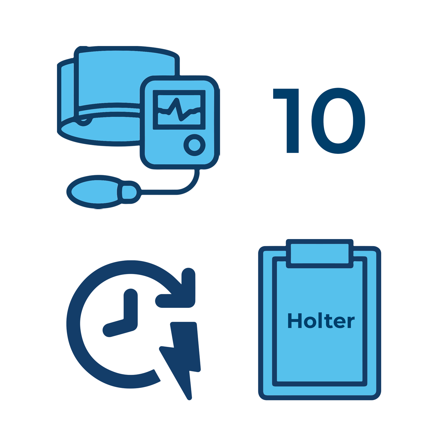 10 referti rapidi Holter pressorio