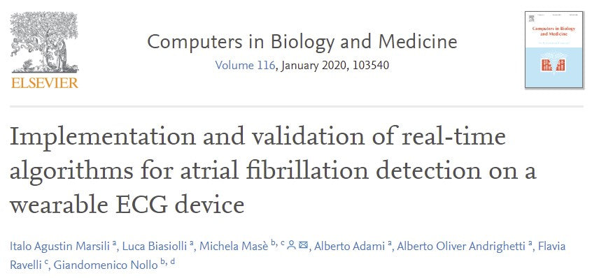 Articolo scientifico pubblicato su ‘Computers in Biology and Medicine’