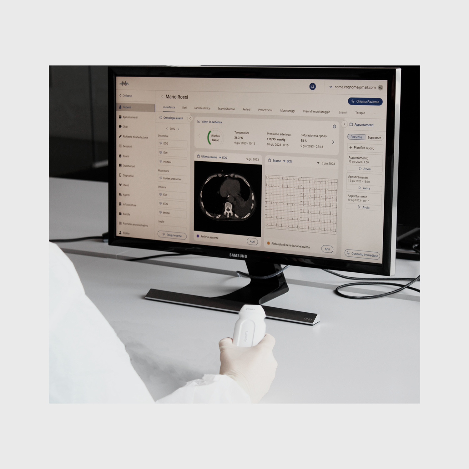 DIRAI, sonda e dashboard