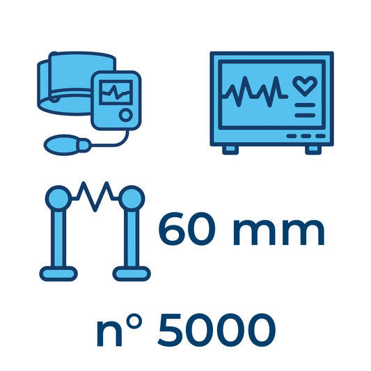 5000 elettrodi monouso - 60 mm