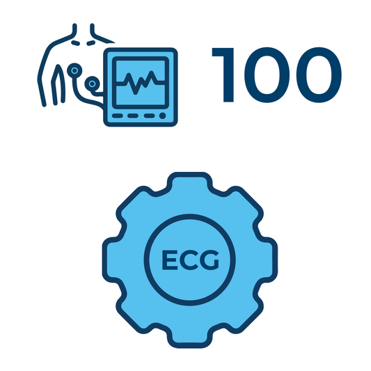 100 ECG diagnostico senza referto (monitoraggi)