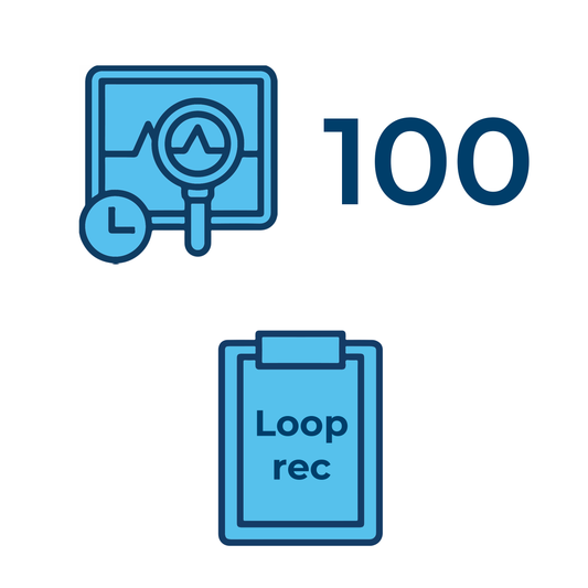 100 referti standard Loop recorder