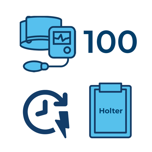 100 referti rapidi Holter pressorio
