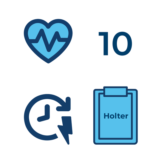 10 referti rapidi Holter cardiaco